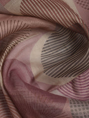 Neck Embroidery Chanderi Unstitched Suit With Dupatta