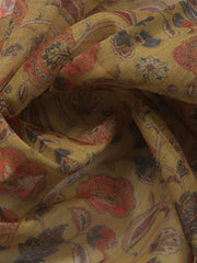 Embroidered Tissue Unstitched Suit Piece With Dupatta