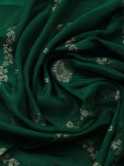 Embroidery Chanderi Unstitched Suit With Dupatta