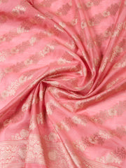 Woven Chanderi Unstitched Suit With Dupatta