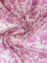 Neck Embroidered Cotton Blend Unstitched Suit With Dupatta