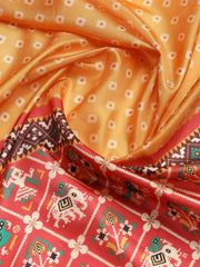 Cotton Blend Unstitched Suit Piece With Dupatta