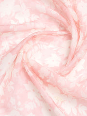 Neck Embroidery Chanderi Unstitched Suit With Dupatta