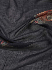 Neck Patti Muslin Unstitched Suit Piece With Dupatta