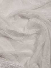 All Over Embroidered Georgette Unstitched Suit With Dupatta