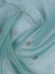 Woven Tissue Unstitched Suit With Dupatta