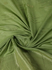 Neck Embroidered Chanderi Unstitched Suit Piece With Dupatta