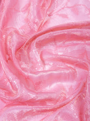 Embroidered Tissue Unstitched Suit With Dupatta