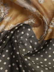 Embroidered Chanderi Unstitched Suit Piece With Dupatta