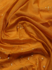 Neck Embroidered Cotton Blend Unstitched Suit Piece With Dupatta