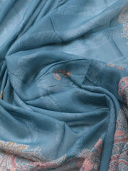 Printed Muslin Unstitched Suit With Dupatta