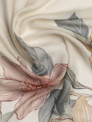 Printed Muslin Unstitched Suit With Dupatta