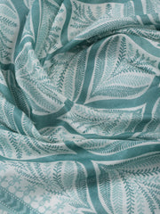 Printed Cotton Blend Unstitched Suit With Dupatta