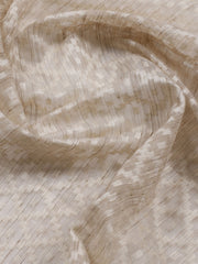 Neck Embroidered Chanderi Unstitched Suit Piece With Dupatta