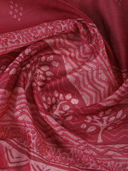 Neck Embroidery Chanderi Unstitched Suit With Dupatta