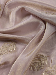 Neck Embroidered Tissue Unstitched Suit With Dupatta