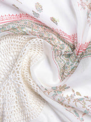 Printed Cotton Blend Unstitched Suit With Dupatta