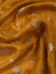 Embroidered Tissue Unstitched Suit With Dupatta