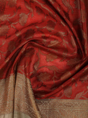 Banarasi Chanderi Unstitched Suit With Dupatta