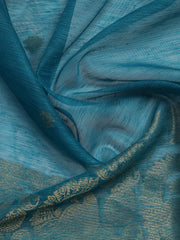 Woven Chanderi Unstitched Suit Piece With Dupatta