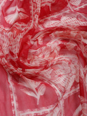 Printed Chanderi Unstitched Suit Piece With Dupatta