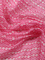 Printed Cotton Blend Unstitched Suit With Dupatta