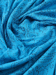 Printed Cotton Blend Unstitched Suit With Dupatta