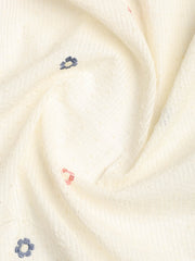 Neck Embroidered Cotton Blend Unstitched Suit With Dupatta