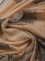 Printed Cotton Blend Unstitched Suit With Dupatta