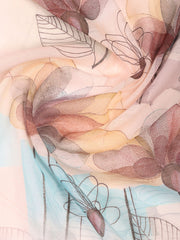 Gota Embroidery Chanderi Unstitched Suit With Dupatta