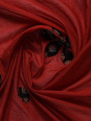 Printed Cotton Blend Unstitched Suit With Dupatta