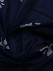 Printed Cotton Blend Unstitched Suit With Dupatta