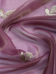 Neck Embroidered Tissue Unstitched Suit With Dupatta