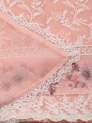 All Over Embroidered Cotton Blend Unstitched Suit With Dupatta