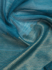 Woven Chanderi Unstitched Suit Piece With Dupatta