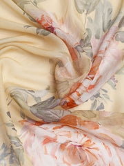 Printed Muslin Unstitched Suit With Dupatta