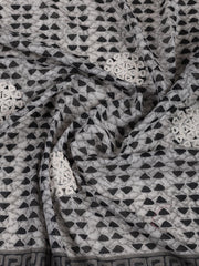 Embroidered Cotton Blend Unstitched Suit Piece With Dupatta