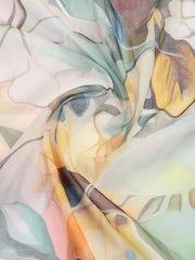 Embroidery Chanderi Unstitched Suit With Dupatta