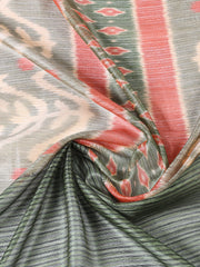 Kantha Work Chanderi Unstitched Suit With Dupatta