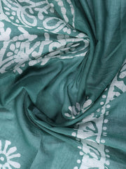 Printed Cotton Blend Unstitched Suit With Dupatta