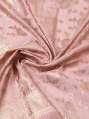 Woven Chanderi Unstitched Suit With Dupatta