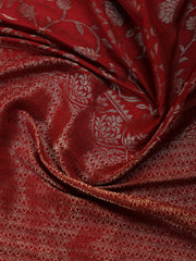 Embroidered Chanderi Unstitched Suit Piece With Dupatta