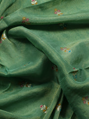 Woven Tissue Unstitched Suit Piece With Dupatta