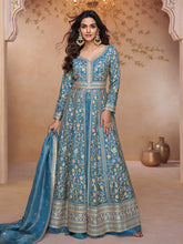 Embroidered Georgette Choli With Skirt & Dupatta & Jacket
