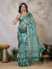 Digital Printed Georgette Saree