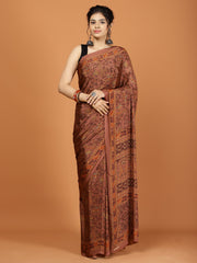 Digital Printed Crepe Woven Saree