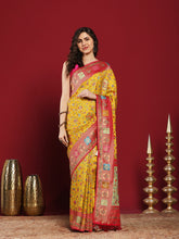 Woven Design Satin Saree