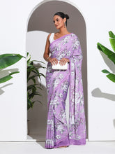 Digital Printed Crepe Saree