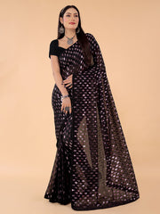 Embroidered Georgette Saree
