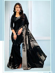 Digital Printed Crepe Saree